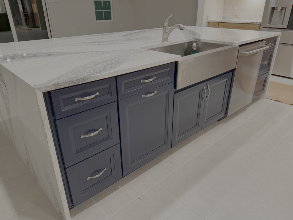 Cabinet painting after - Premier Contractors FL