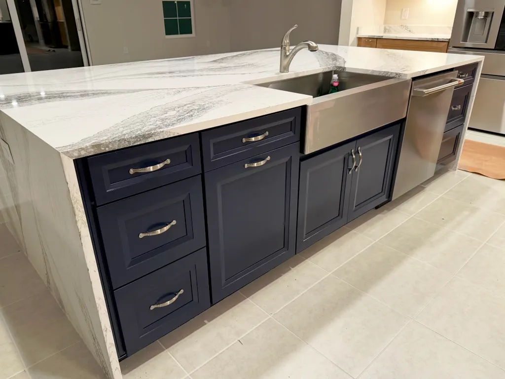 Cabinet painting after - Premier Contractors FL
